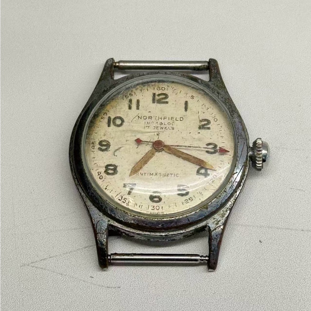 Vintage NORTHFIELD Watch 17 Jewels Working